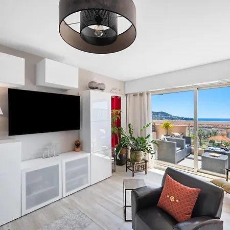 Superbe 2p Terrasse Vue Quartier Cimiez Apartmán Nice